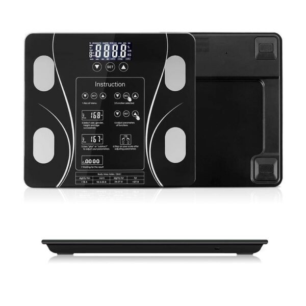 Digital Bathroom Body Weight Scales with Body Tape Measure, Smart Bluetooth USB Charging Scale for BMI and Weight Loss (random color) - Image 13
