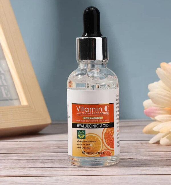 Disaar Vitamin C Hyaluronic Acid Whitening Anti Aging Face | 30ml | Vitamin-C Serum with Anti-Aging & Skin Brightening