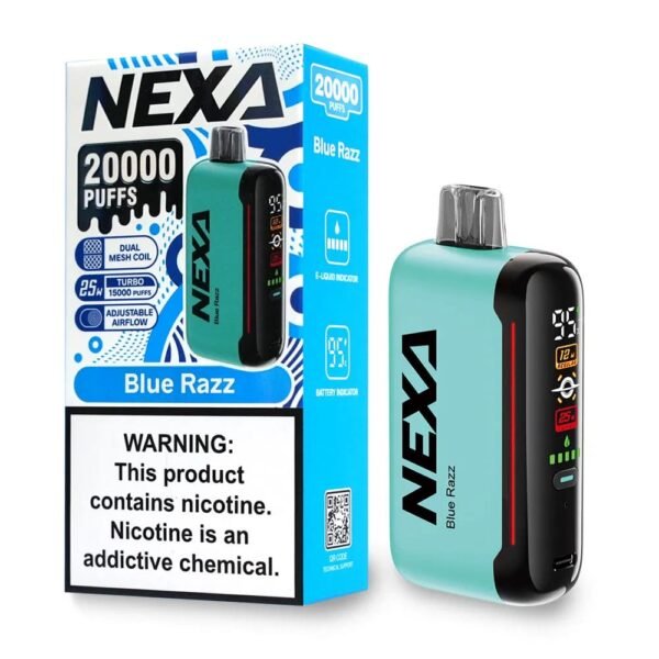 Nexa N20000 Disposable Pod – 20,000 Puffs | Rechargeable | Turbo Mode | Dual Mesh Coil | Display Pod - Image 6
