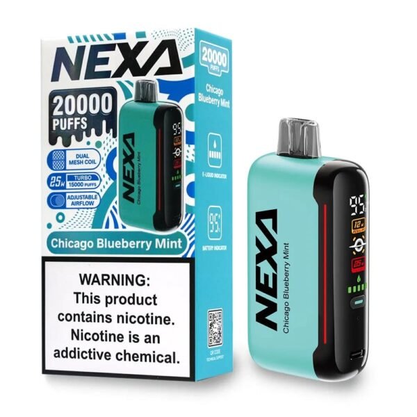Nexa N20000 Disposable Pod – 20,000 Puffs | Rechargeable | Turbo Mode | Dual Mesh Coil | Display Pod - Image 8
