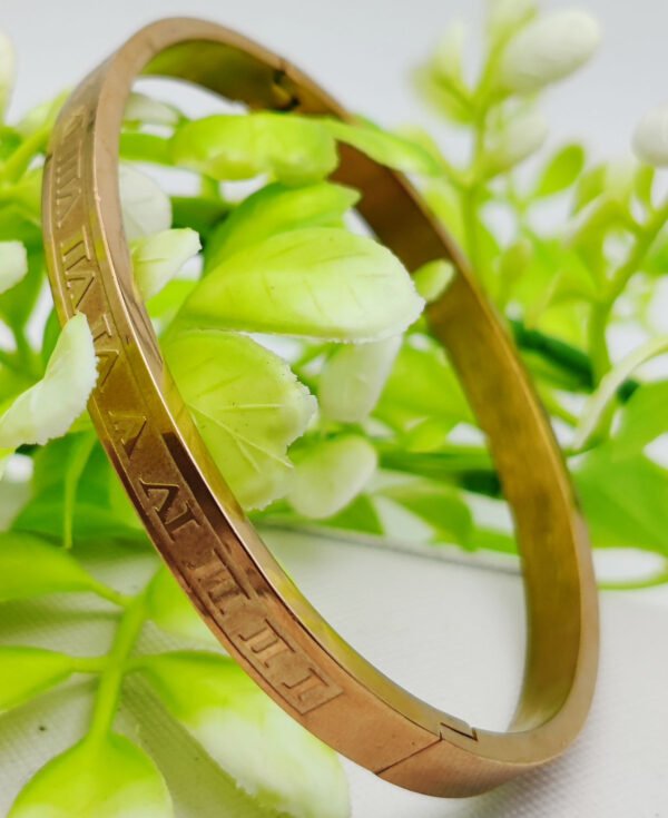 Adjustable Roman Numeral Bracelet - Adjustable and Imported Cartier Gold Bracelets | Best Quality Artificial Bracelet For Girls & Women | Bracelet For Every Occasion | Elegant Design