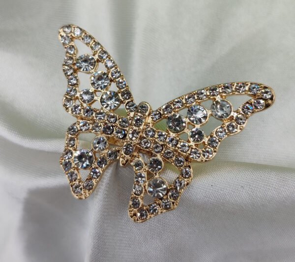 1 Piece Imported Dazzling Butterfly Crystal Ring - Embrace Elegance | Adjustable Ring | Beautiful Design For Every Occasion ✨ | Ring For Girls | Ring For Women