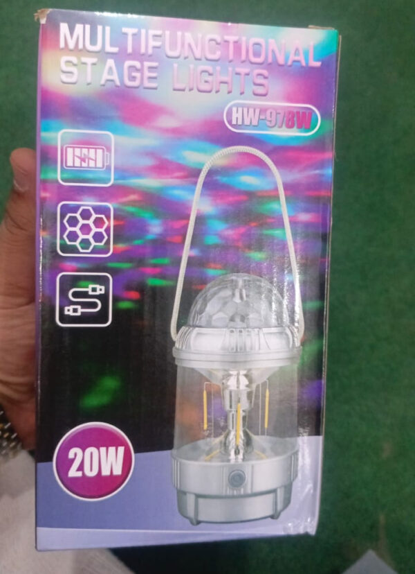 2 in 1 Fancy Stage Light with USB Cable Outdoor Solar Light Eco-friendly illumination for Your Outdoor Spaces - Image 3