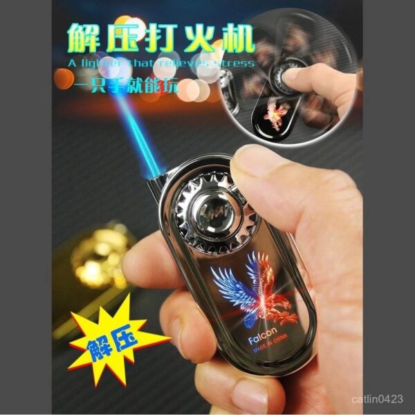 1 Piece Refillable Fancy Spinner Light Lighter | Best Quality Light Lighter | Lighter For Cigarette | Spinner Lighter Metal body - Image 7