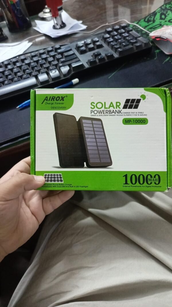MP-10000 Airox Solar Solar Power Bank - Your Sustainable Energy Solution - Image 5