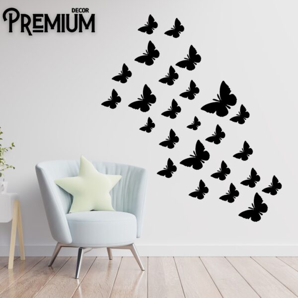 3D Wooden Butterfly Buy One (Pack of 30) Get One Free ( Pack Off 30 ) Wooden Wall Decoration Items for Home, Bedrooms Inspire Kids and Look Decent - Image 4