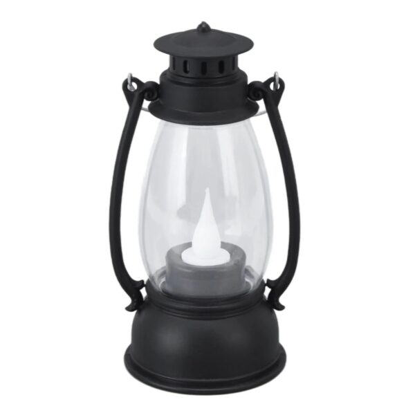 Lantern Style Table Lamp, LED Vintage Lantern Lamp Hanging Candle Lantern With Flickering Flame, Cell Operated Hanging Lights For Living Room Bedroom Indoor Outdoor - Image 3