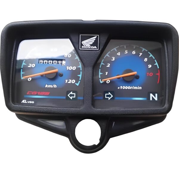 Premium All-Black Speedometer for CG 125 Motorcycle & Honda 125cc Bikes - Image 3