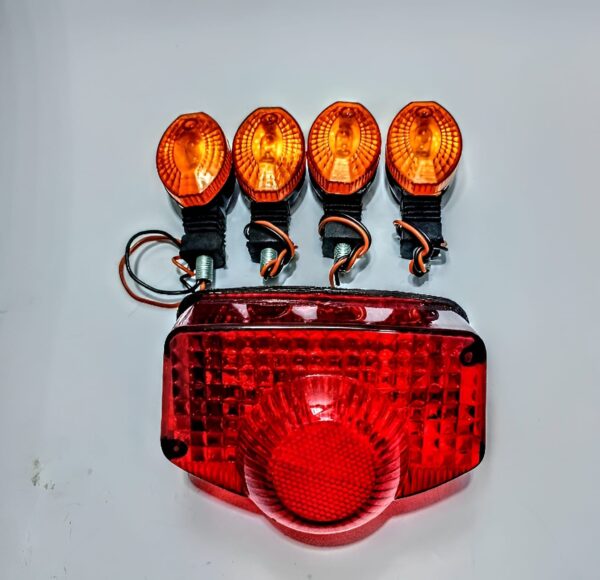 Mini Motorcycle Indicator with Backlight – Suitable for 70cc/125cc Bikes, Compact Design, Fancy Packaging. - Image 3