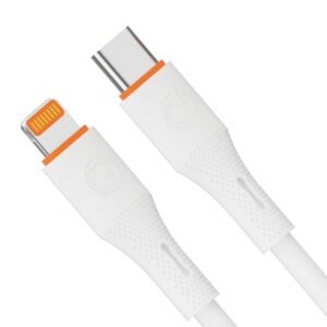E-02 Plus 27 WPD USB C to IOS Cable PD Fast Charge Mobile Phone Cord | Best Quality Cable | Type C To Iphone Cable ( Random Color )
