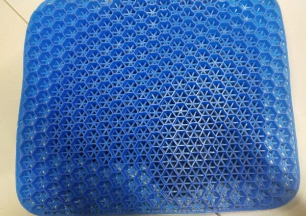 Non Slip Egg Sitter Gel Seat Cushion Soft Sitting Support Pad Cushion for Car and Office Chair Seat Pads Breathable Honeycomb Bike Seat Foam - Image 3