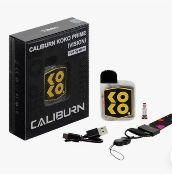 UWELL CALIBURN KOKO PRIME VISION POD SYSTEM KIT – 18W (690mAh) | Vape For Smokers | Pod For Smoking ( Random Color )(Without Display)