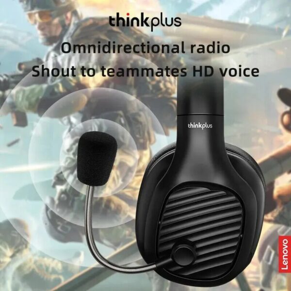 Think Plus Headphones G40-A Pro | Lenovo G40-A Pro Headphones | Wired Headphone With Mic | Best Quality Headset ( Random Color ) - Image 8