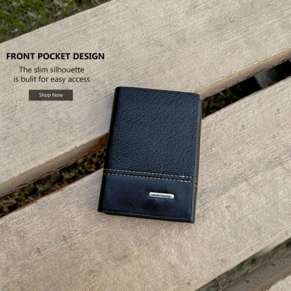 Mini Thin Tri Fold Amazing Quality Trifold Leather Wallet Wallet Premium and Durable Designed To Protect Your Assets - Image 7