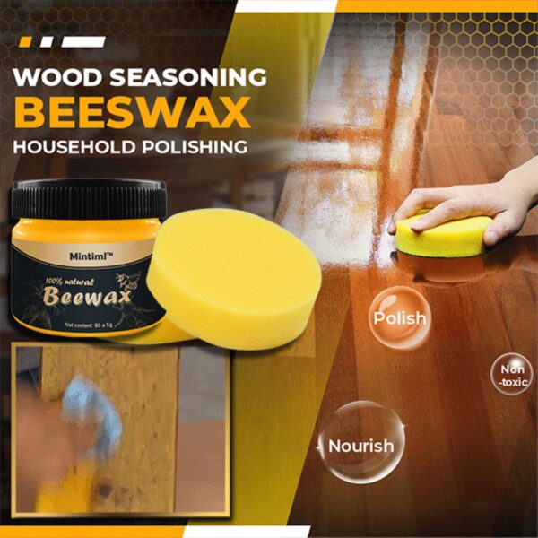 Wood Seasoning Beewax Polish - Complete Solution Furniture Care Polishing Beewax | Best Polish - Image 3