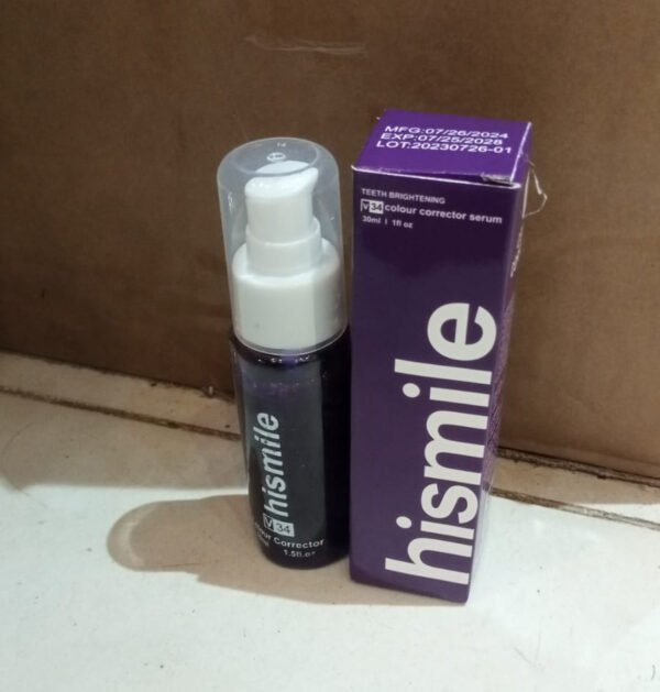 New Deal Teeth Brightening Hismiles V34 Colour Corrector Serum + Micro Nano Tooth Brush For Sensitive Gums Toothbrush - Image 3