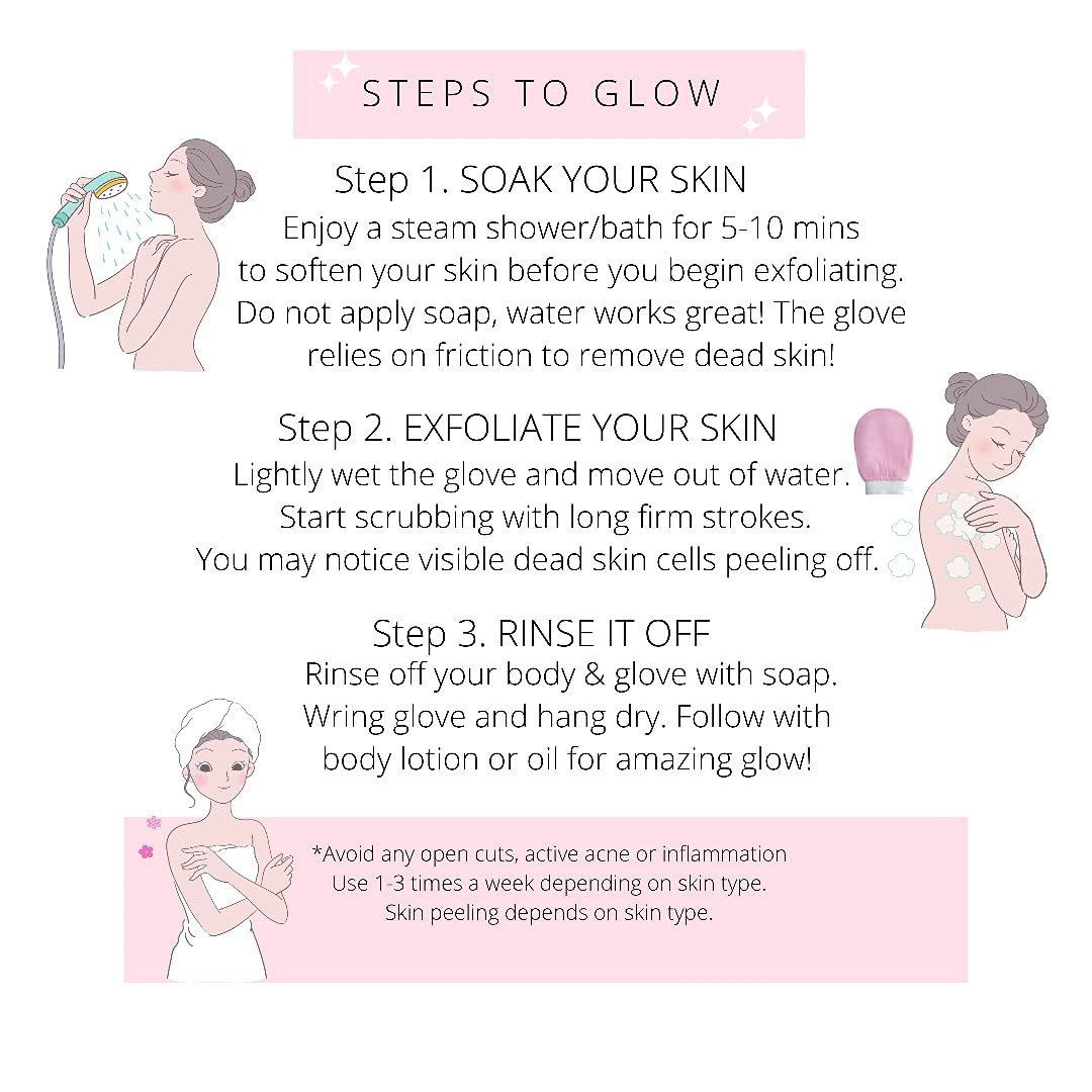 How to use Moroccan Exfoliating Gloves