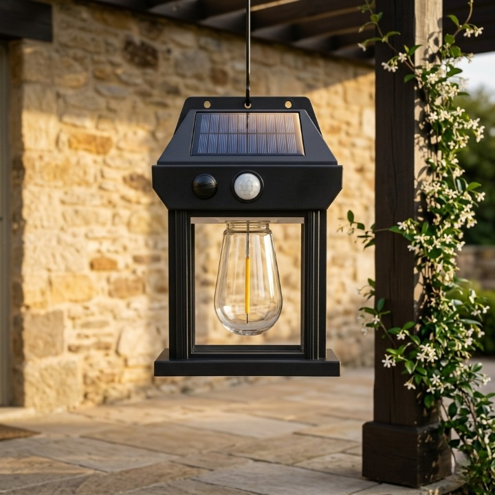 Solar Motion Sensor Wall Lamp